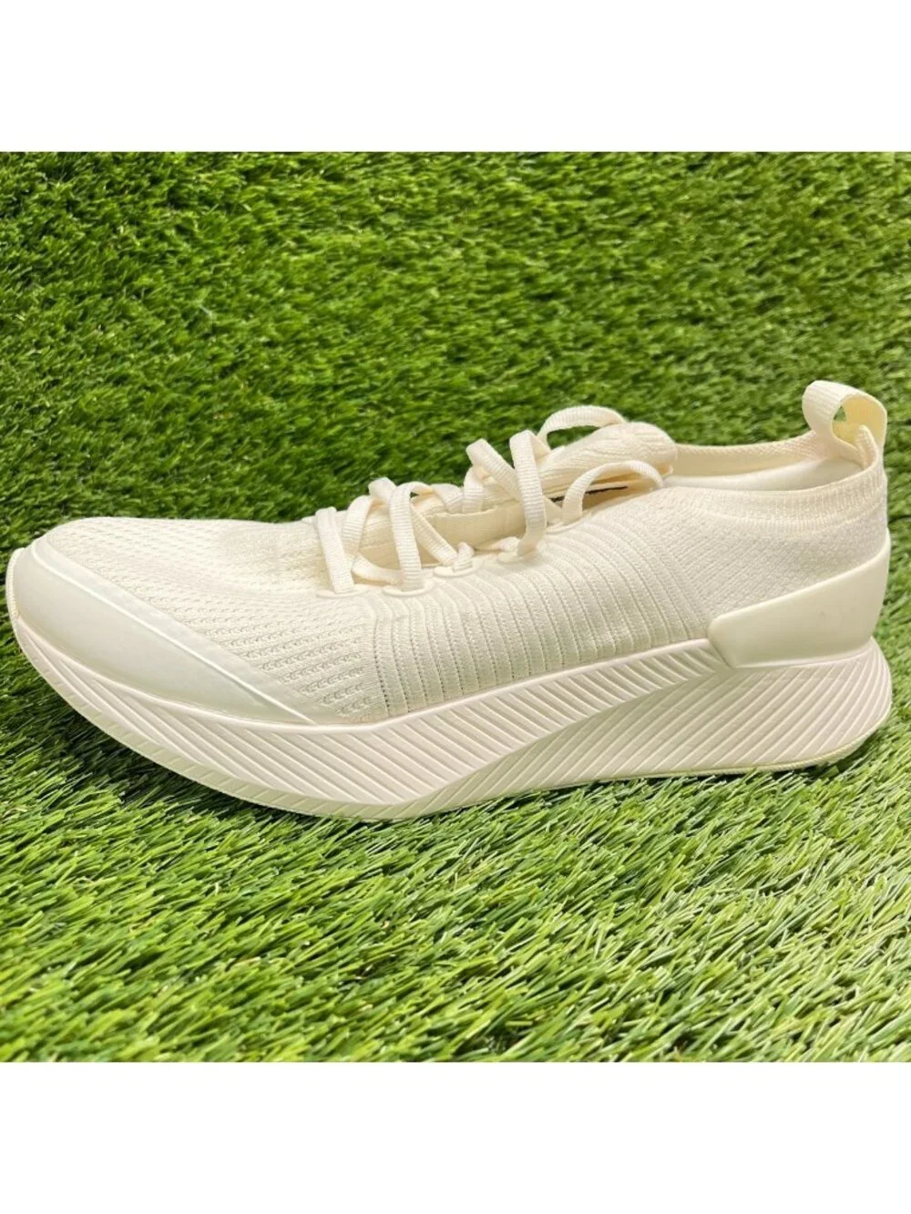 Allbirds Tree Glider Mens Size 8 Ivory Athletic Running Knit Shoes Sneakers